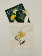 Golden Centifolia- Mini Book-Bouquet Holder