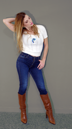 Golden Blue Rose Top Nr. 1