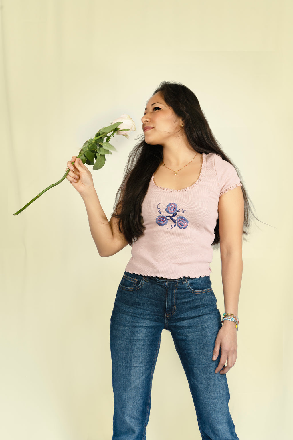 Blue Roses Triskelion Shirt No. 2