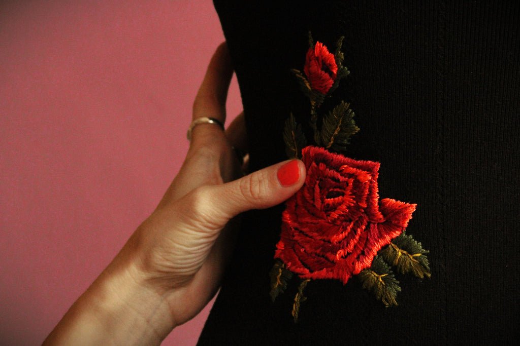 Red Rose Hips Dress No. 1