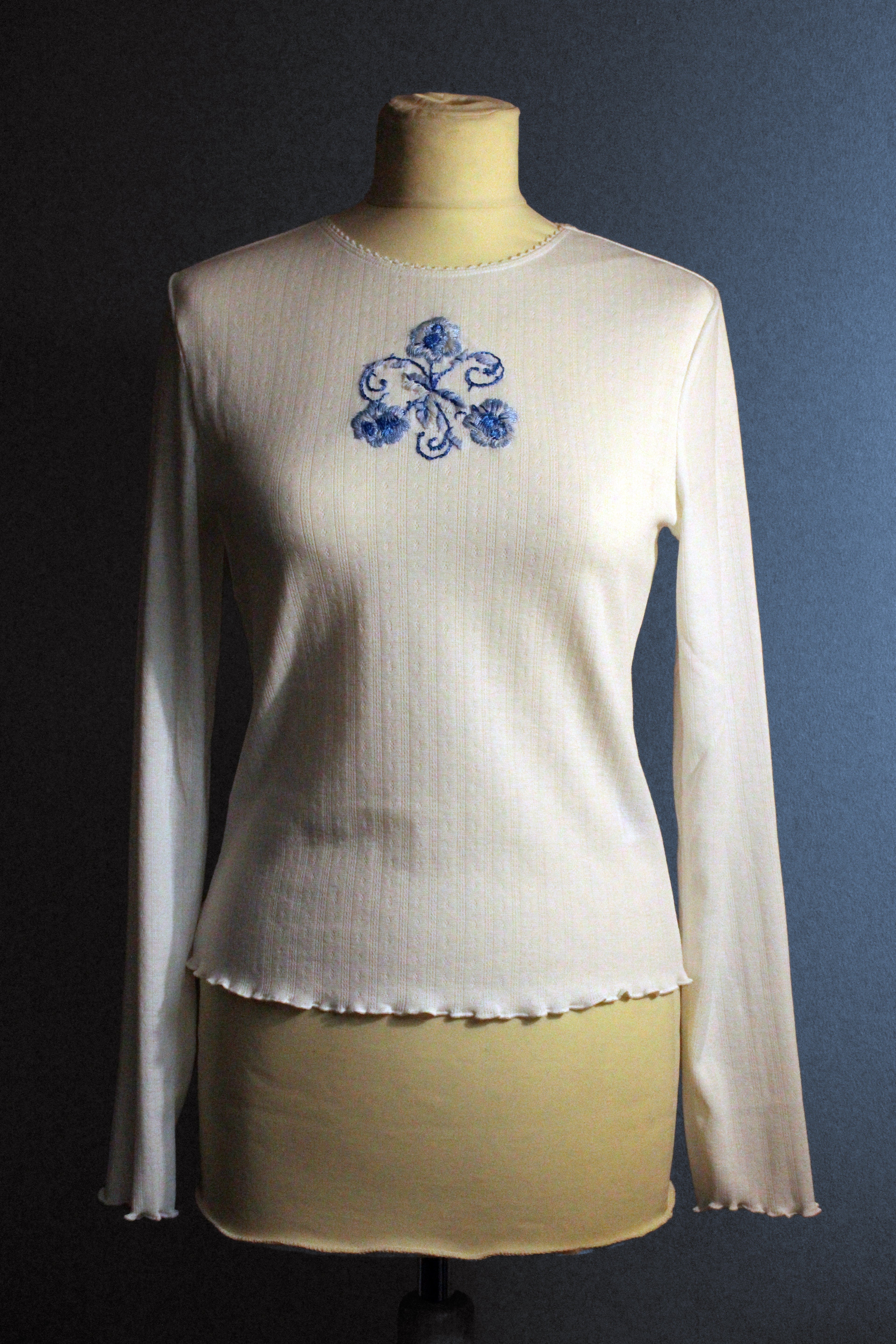 Blue Roses Triskelion Jersey Top No. 2