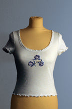 Blue Roses Triskelion Shirt No. 1