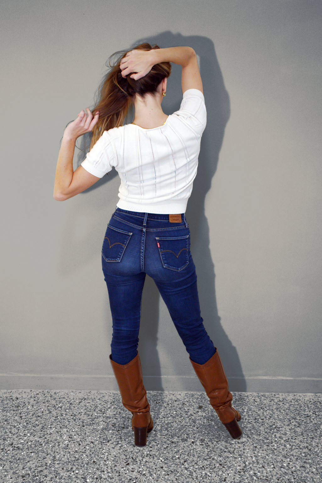 Golden Blue Rose Top Nr. 1