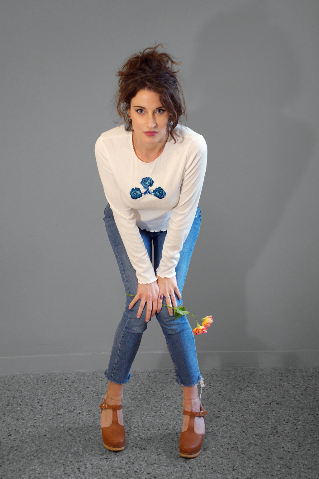 Blue Roses Triskelion Jersey Top No. 1